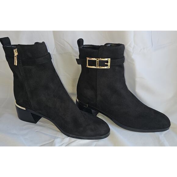 Calvin Klein Women's Jallis Block Heel Dress Booties - Picture 2 of 5